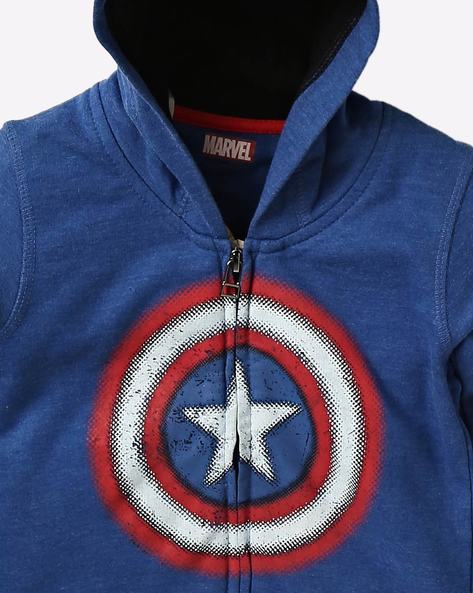 Captain america zip up hoodie best sale