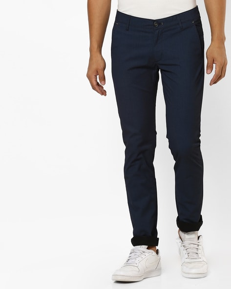 Buy Blue Trousers & Pants for Men by JOHN PLAYERS Online