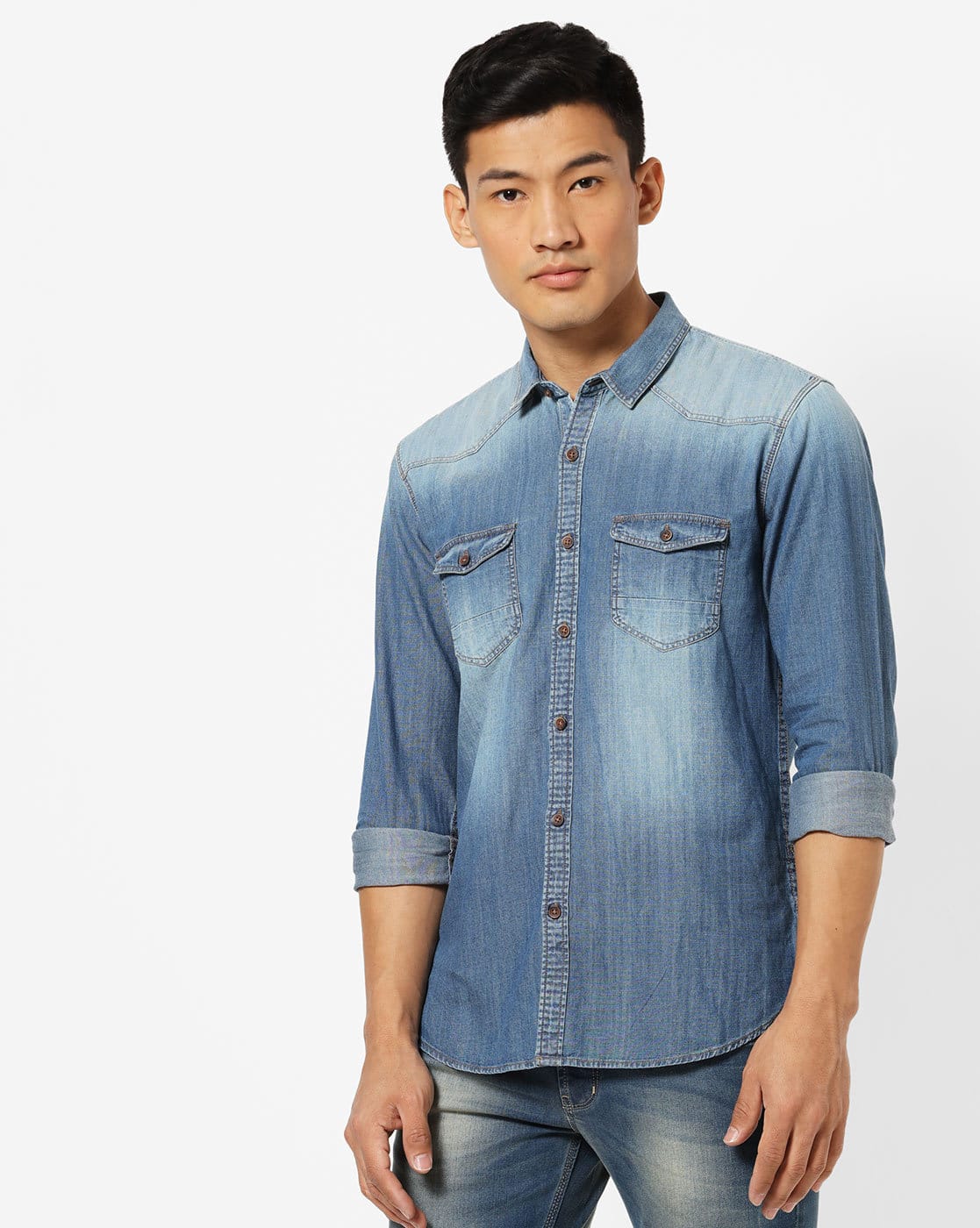 voi jeans denim shirt