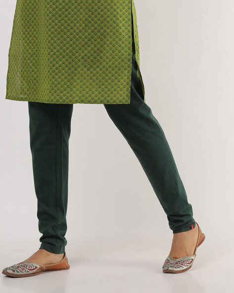Cotton Churidars with Elasticated Waist Price in India
