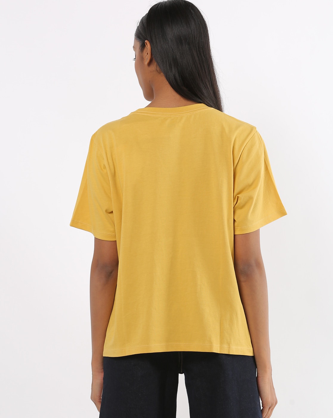 levis yellow t shirt women's