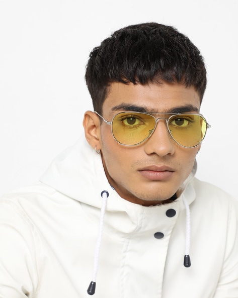 yellow aviators mens