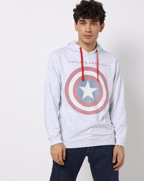 Captain america 2025 hooded sweatshirt