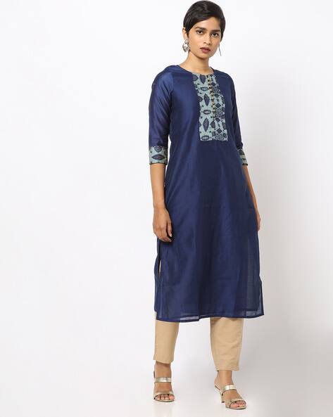 blue kurtis online
