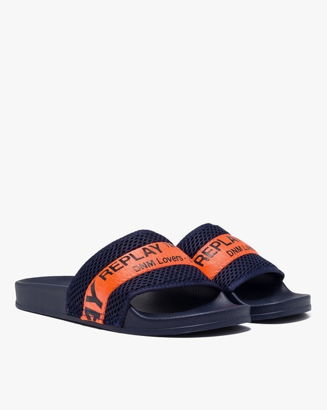 Buy Black Flip Flop Slippers for Men by REPLAY Online Ajio