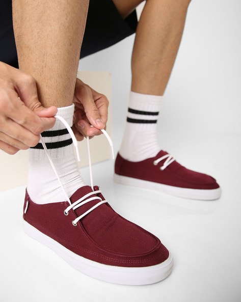 vans shoes for men maroon