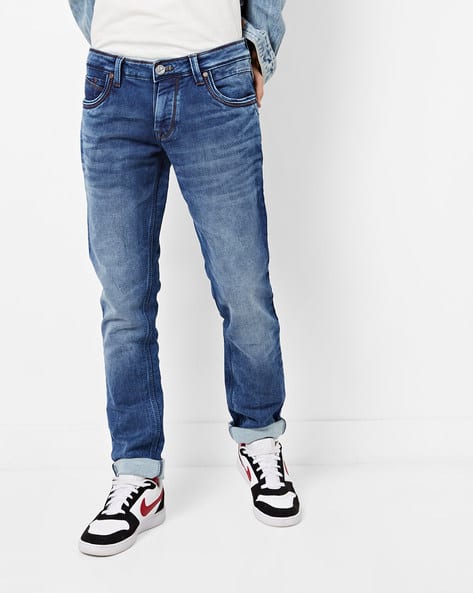 Lightly Washed Mid-Rise Skinny Jeans By INTEGRITI ( Denim )