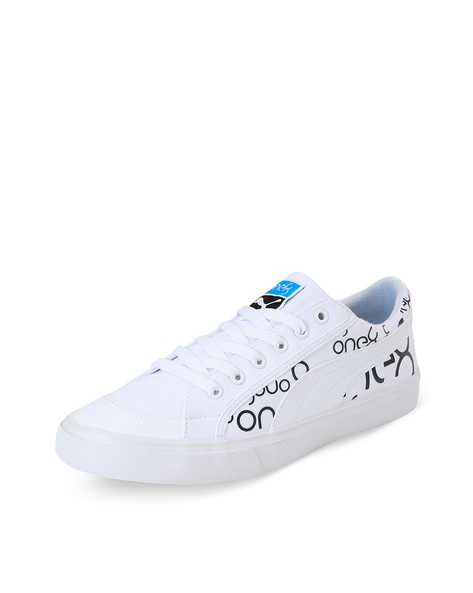 one 8 puma white sneakers