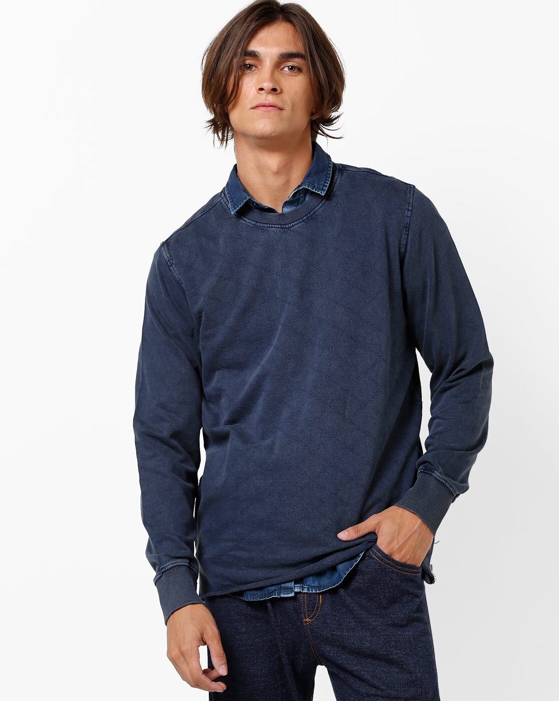 pullover with zipper