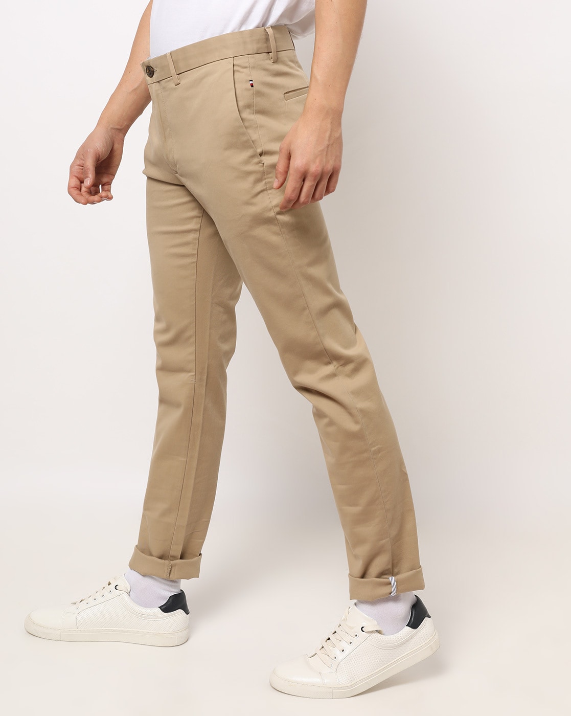 tommy hilfiger khaki trousers