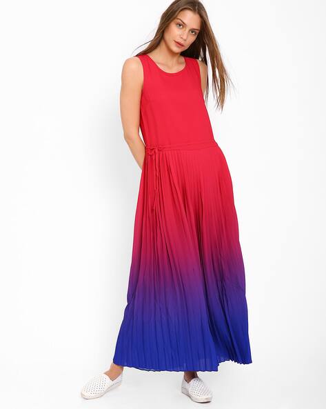 ajio pink dress