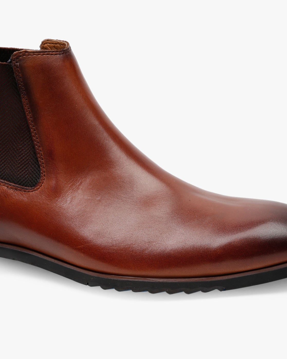 Leston Genuine Leather Chelsea Boots