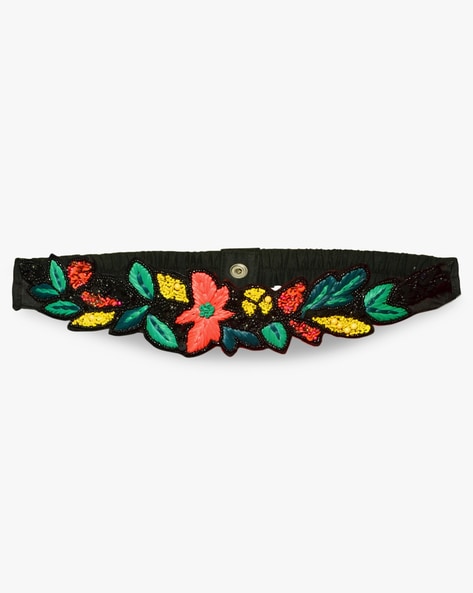 womens floral belt