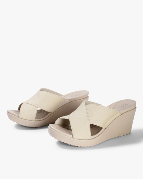 crocs wedges for women