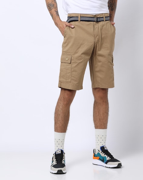 low rise cargo shorts