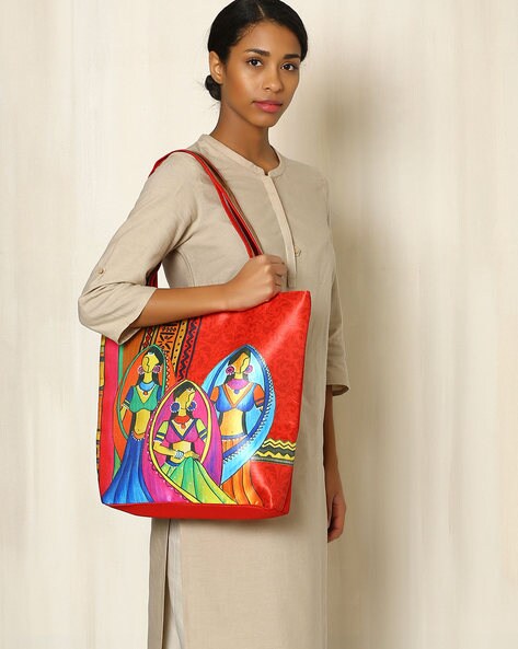 multi coloured handbags online