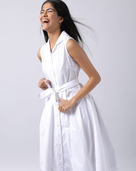 Buy White Dresses for Women by Outryt Online | Ajio.com