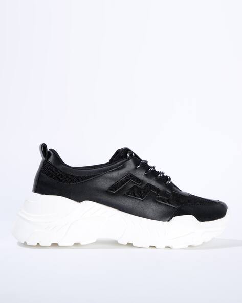 ajio black shoes