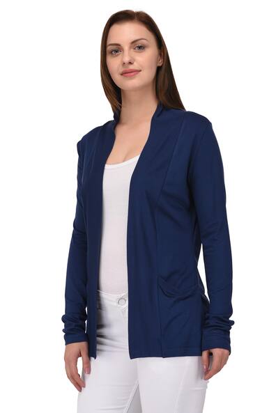 Buy Navy Shrugs \u0026 Jackets for Women by 