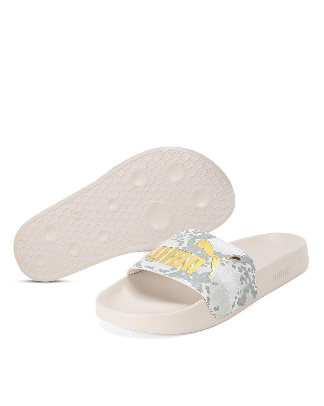 puma white slippers online shopping