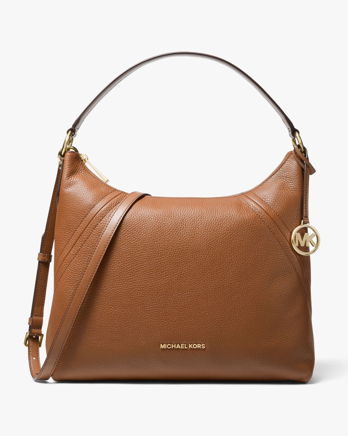 Buy Michael Kors Aria Large Hobo Bag | Brown Color Women | AJIO LUXE