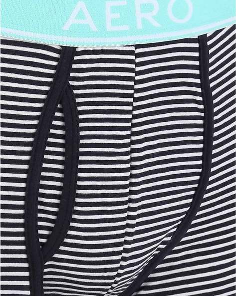 Striped Knit Boxer Briefs