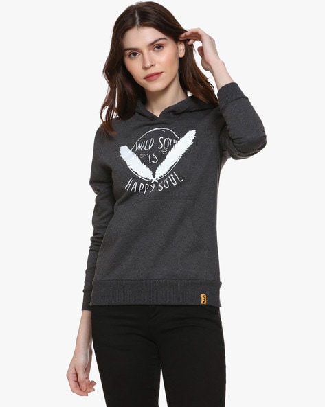 campus sutra women's cotton sweatshirt