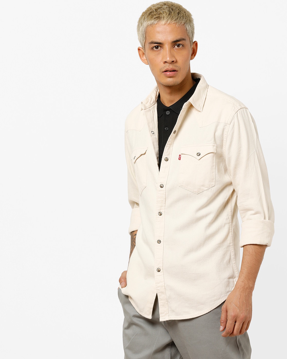 Buy Cream Shirts for Men by LEVIS Online 