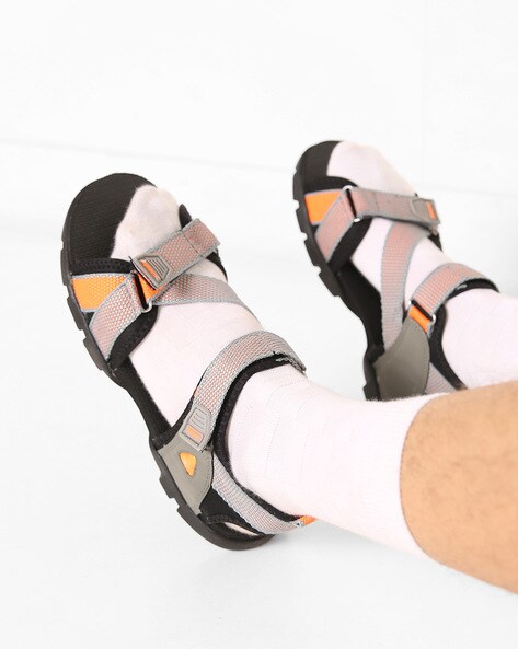 Orange Sandals for Men by SPARX Online 