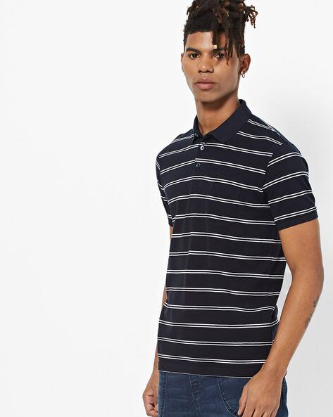 Buy Navy Blue Tshirts for Men by INDIAN TERRAIN Online