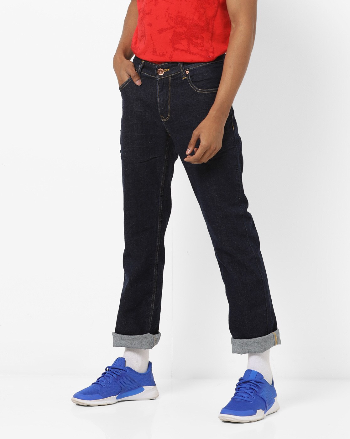 louis philippe black jeans