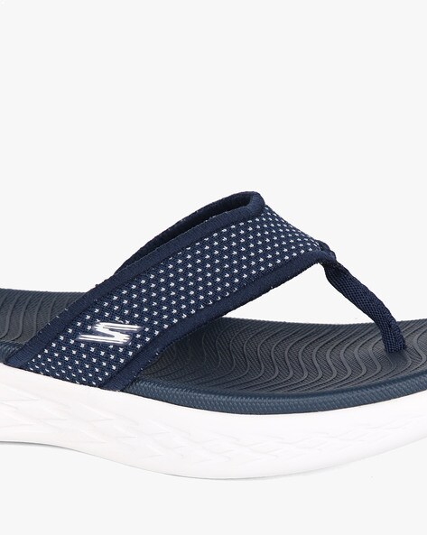 Buy Navy Blue Flip Flop & Slippers for Women by Skechers Online