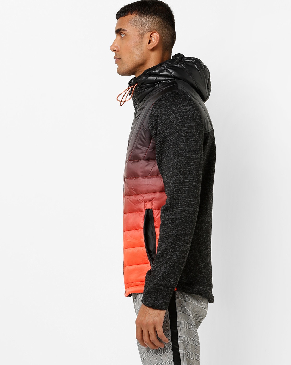 Storm ombre hybrid outlet zip hoodie