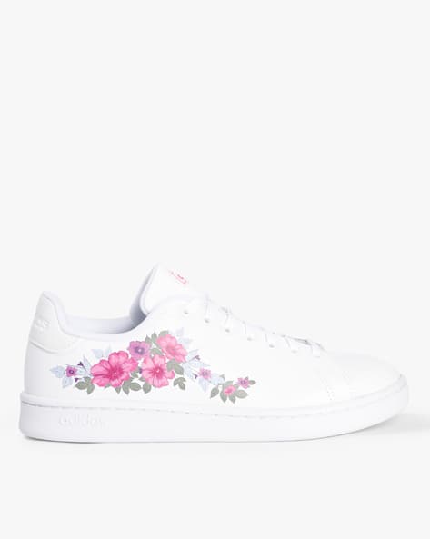 adidas advantage floral sneaker