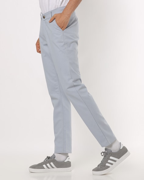 Buy Sky Blue Trousers & Pants for Men by Hubberholme Online