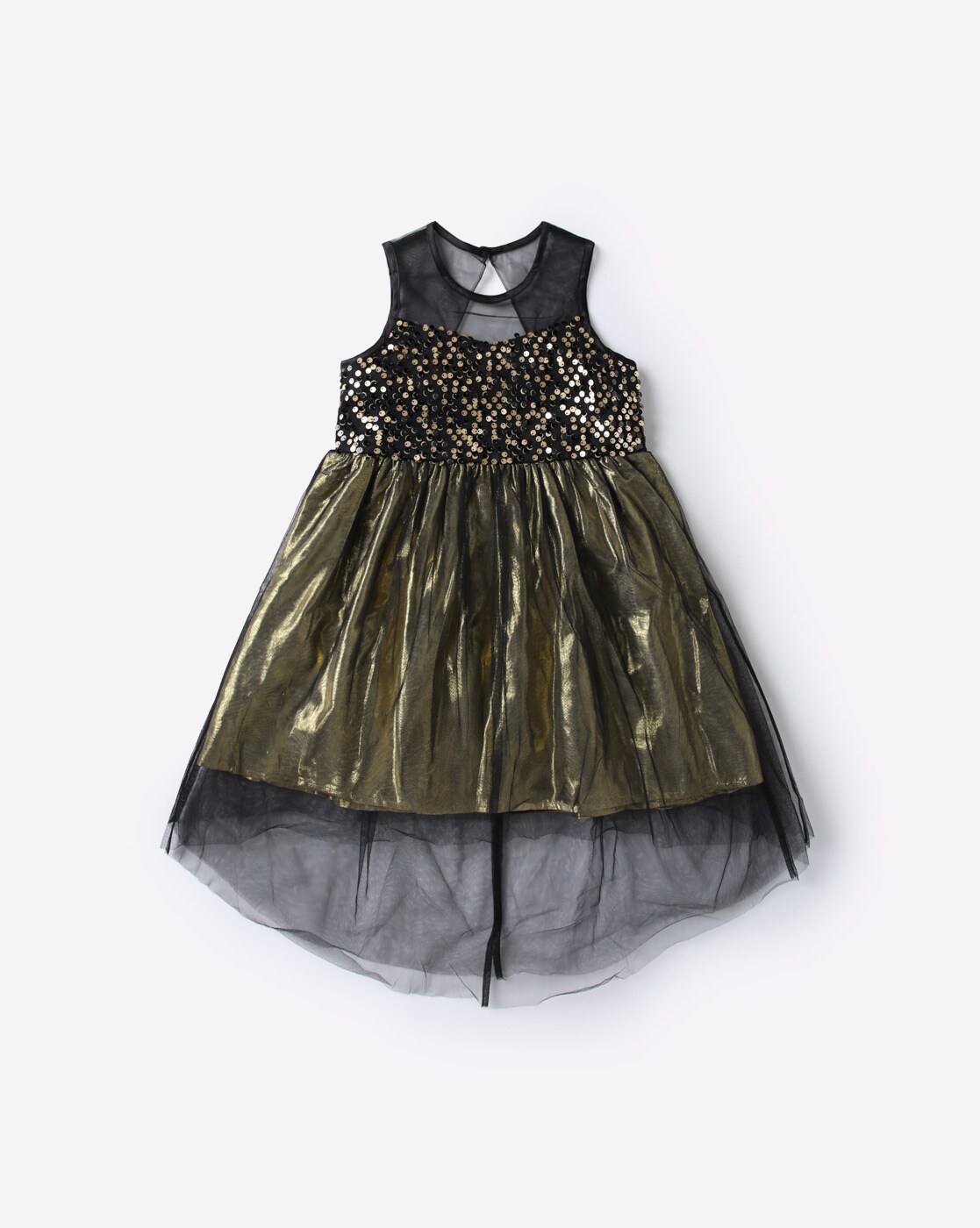 black and gold frocks