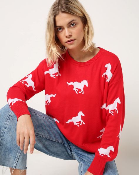 Levi's red jumper discount womens