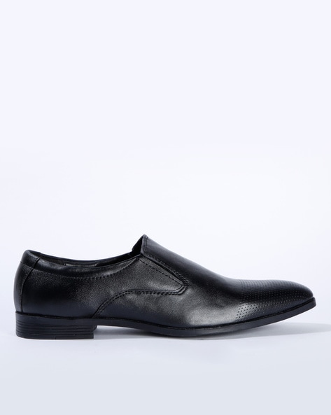 ajio formal leather shoes