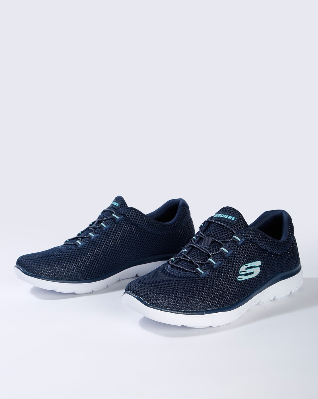 navy blue walking shoes