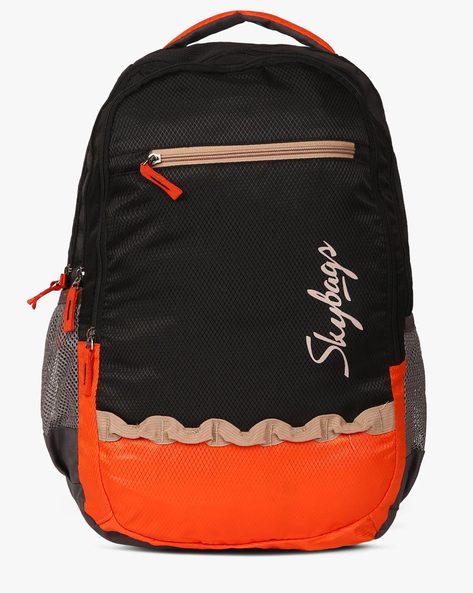 skybags orange and black