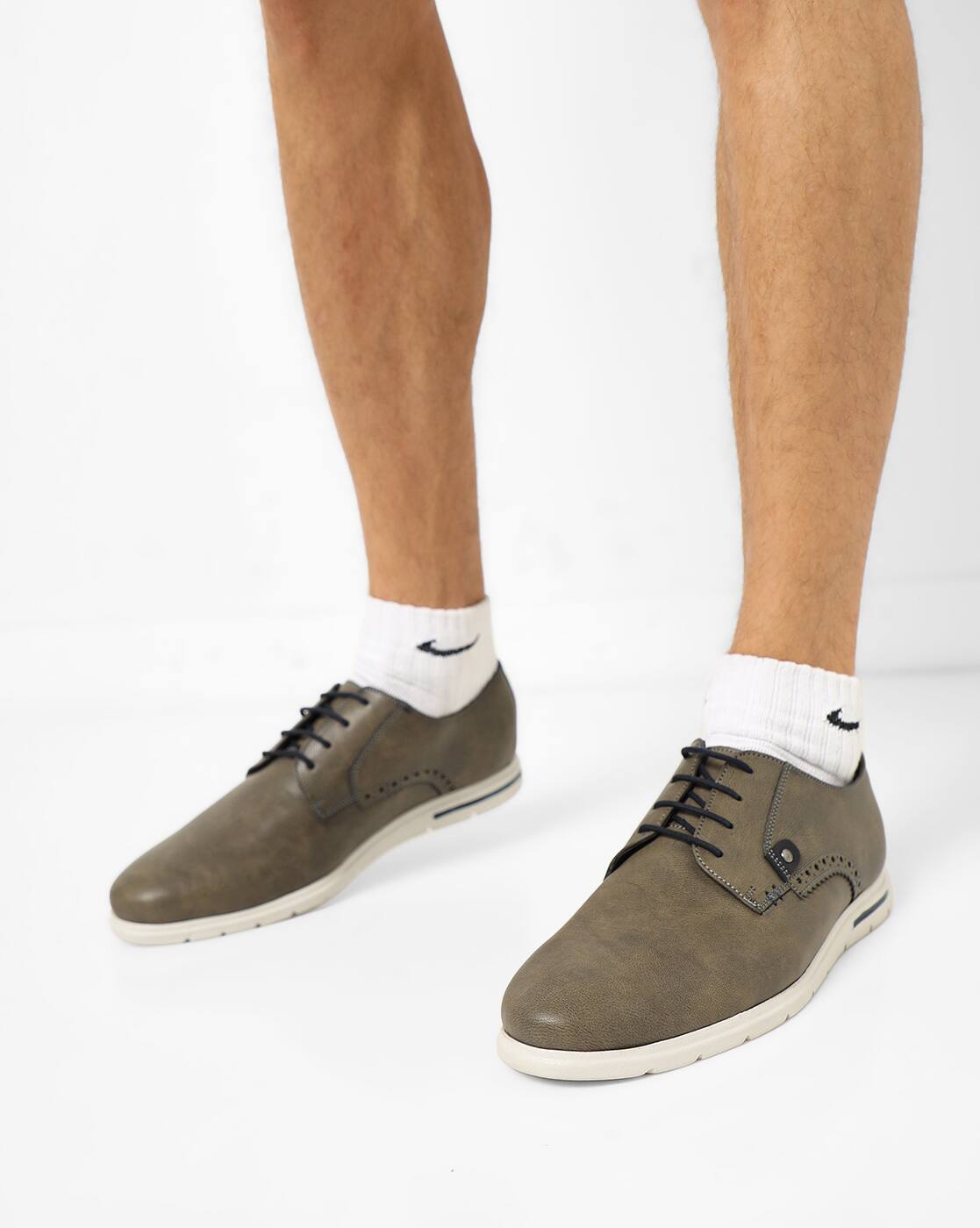 Buy Grey Casual Shoes For Men By Ajio Online Ajio Com
