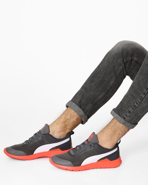 Buy Grey Black Sports Shoes for Men by Puma Online - Main Image