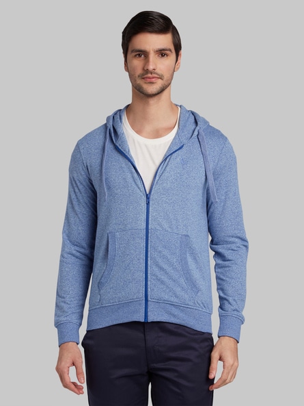 Buy Blue Sweatshirt Hoodies for Men by PARX Online Ajio