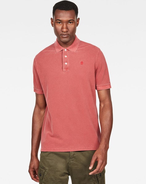 g star raw pink shirt