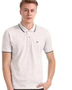 light grey polo t shirt