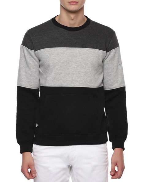 allen solly black sweatshirt