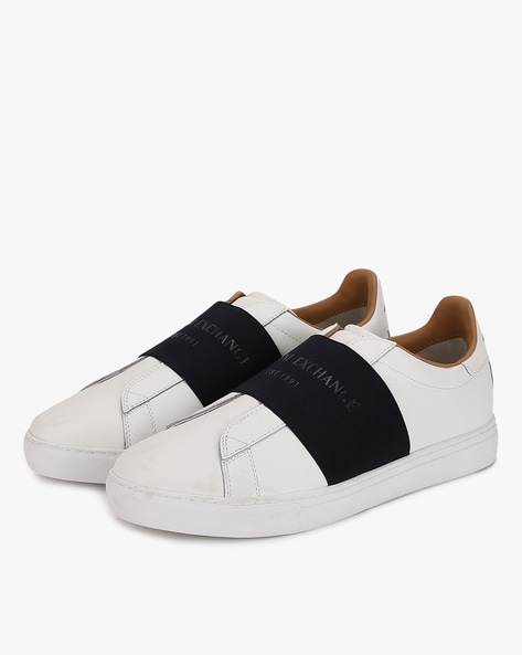 Buy White \u0026 Navy Blue Sneakers for Men 