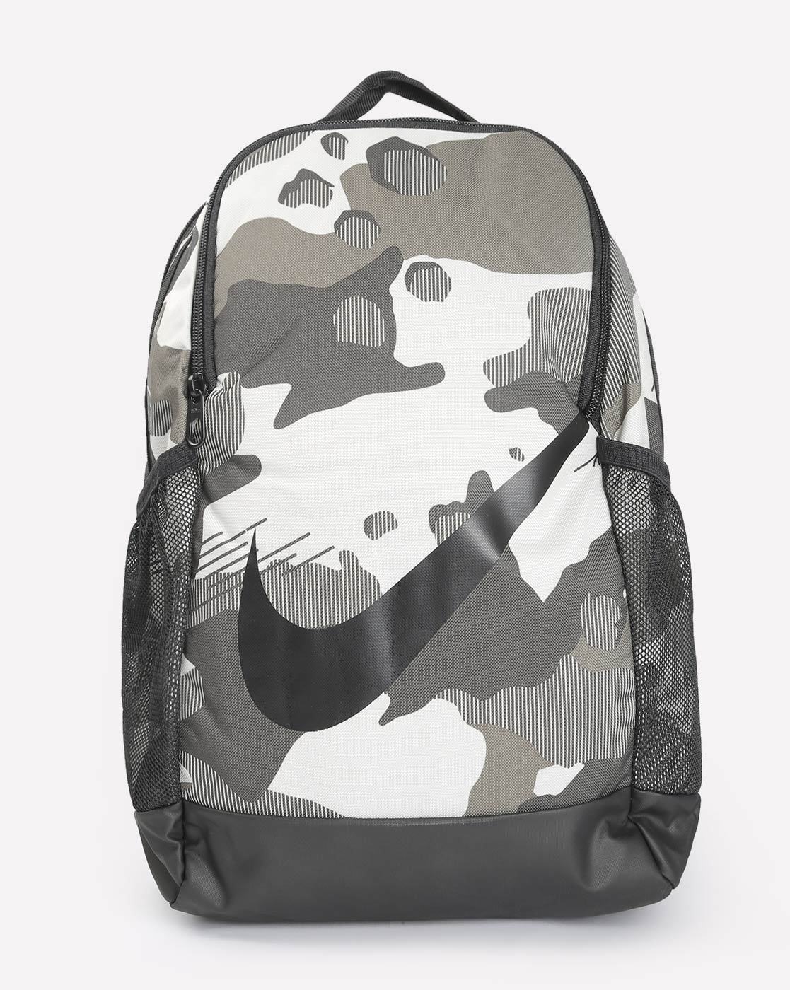 nike army print backpack