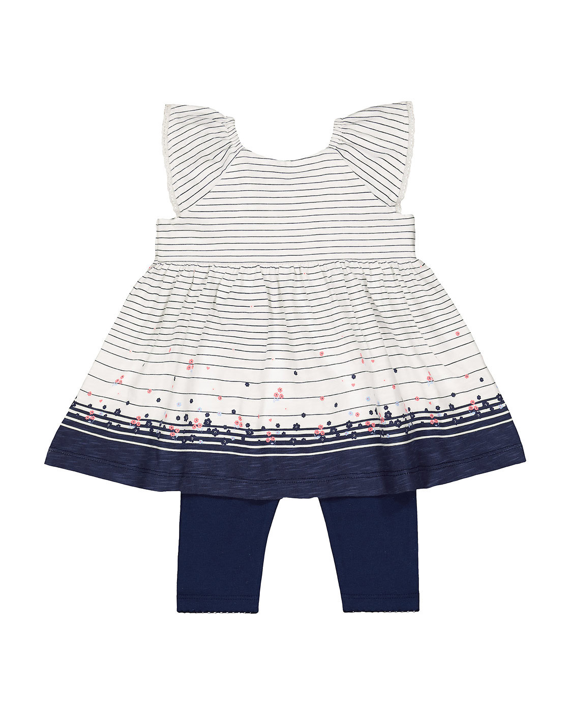 Buy Peppermint White & Black Dress With Leggings for Infant Girls Clothing  Online @ Tata CLiQ