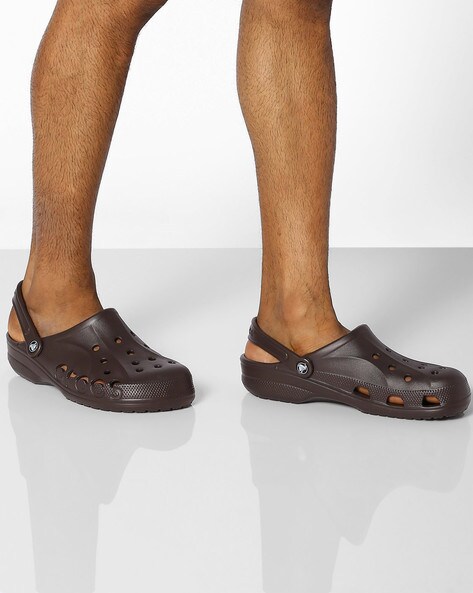 crocs brown clogs